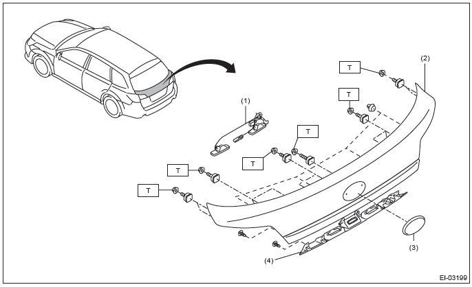 Subaru Outback. Exterior/Interior Trim