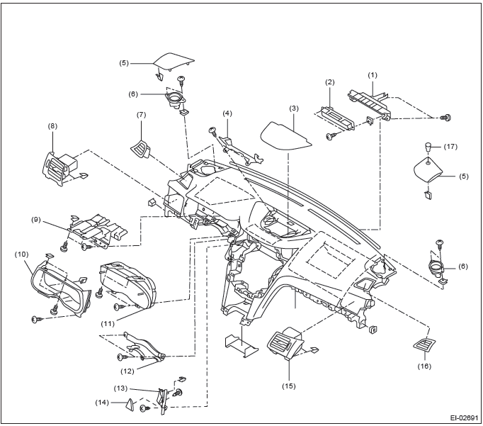 Subaru Outback. Exterior/Interior Trim