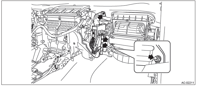 Subaru Outback. HVAC System (Heater, Ventilator and A/C)