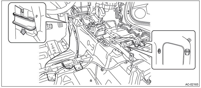 Subaru Outback. HVAC System (Heater, Ventilator and A/C)