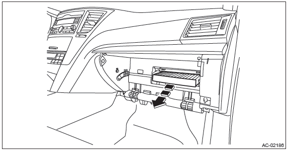 Subaru Outback. HVAC System (Heater, Ventilator and A/C)