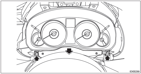 Subaru Outback. Instrumentation/Driver Info