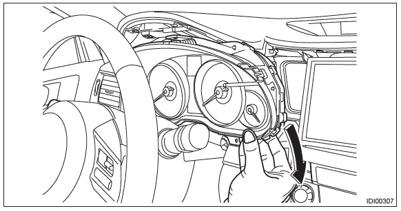 Subaru Outback. Instrumentation/Driver Info