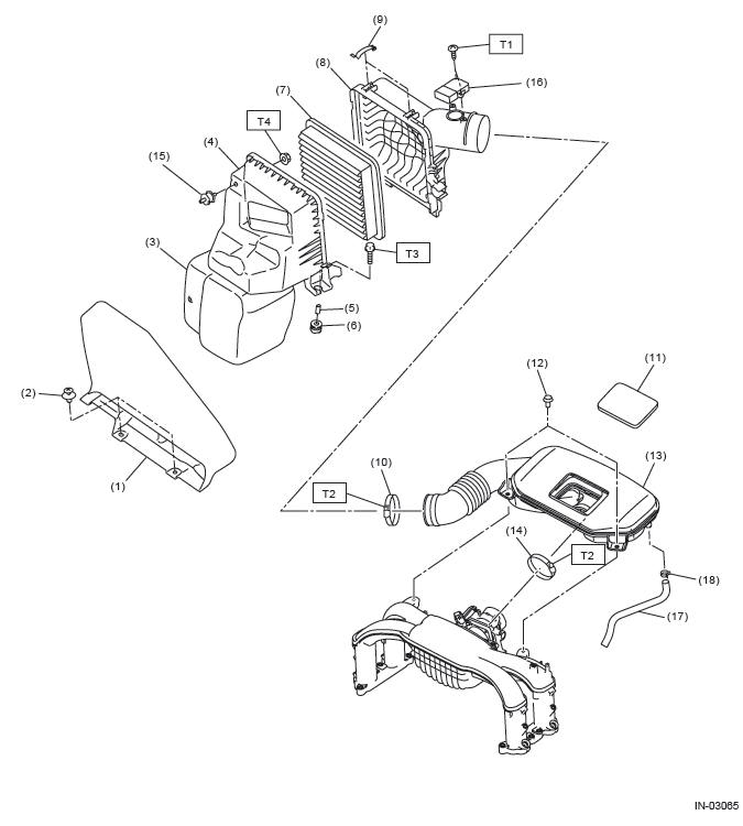 Subaru Outback. Intake (Induction)