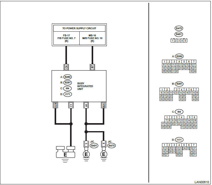 Subaru Outback. Body Control System (Diagnostics)