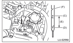 Subaru Outback. Lubrication