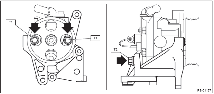 Subaru Outback. Power Assisted System (Power Steering)