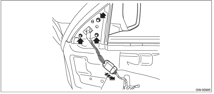 Subaru Outback. Glass/Windows/Mirrors