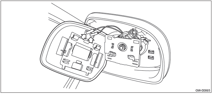 Subaru Outback. Glass/Windows/Mirrors