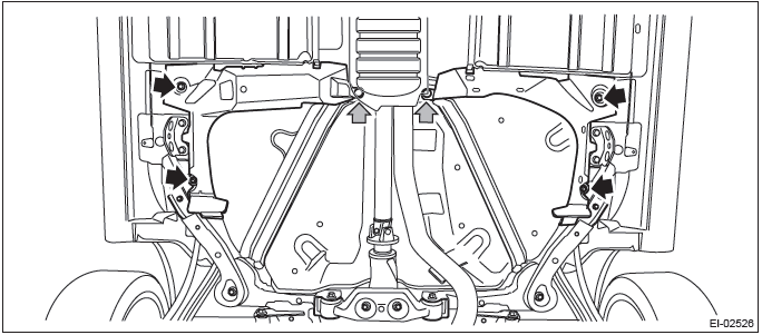 Subaru Outback. Parking Brake