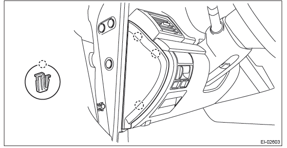 Subaru Outback. Parking Brake