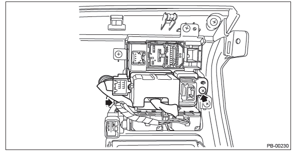 Subaru Outback. Parking Brake