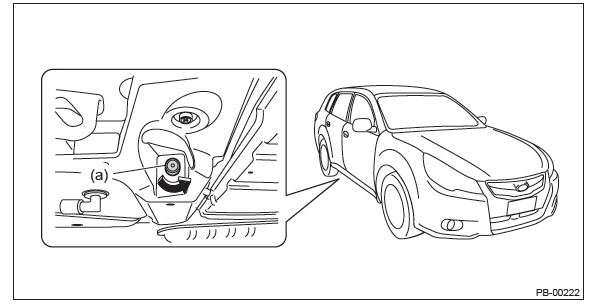 Subaru Outback. Parking Brake