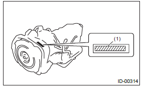 Subaru Outback. Identification