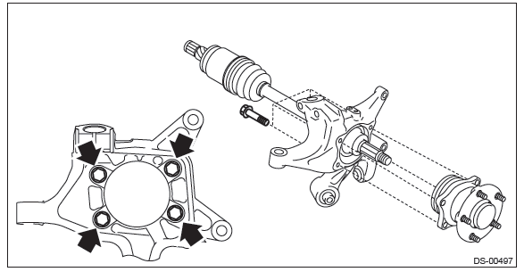 Subaru Outback. Drive Shaft System