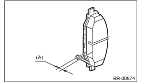 Subaru Outback. Brake