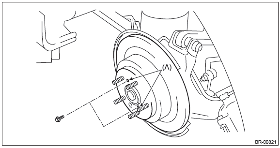 Subaru Outback. Brake