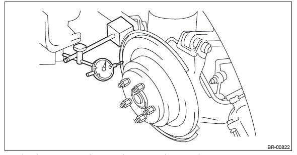 Subaru Outback. Brake