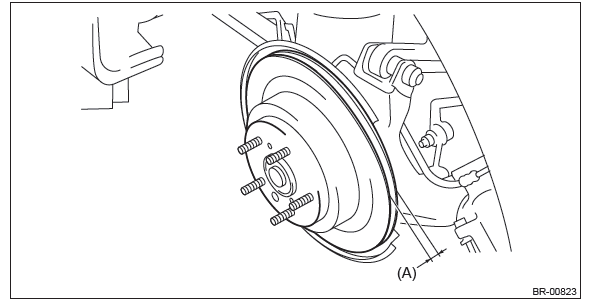 Subaru Outback. Brake