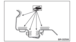 Subaru Outback. Brake