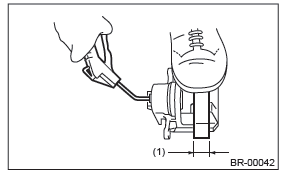 Subaru Outback. Brake