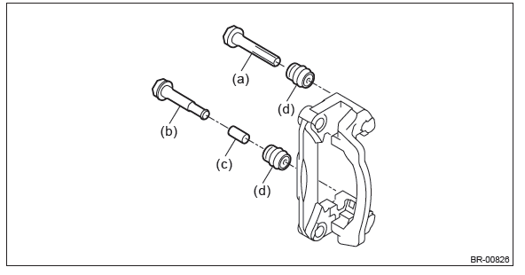 Subaru Outback. Brake