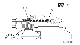 Subaru Outback. Brake