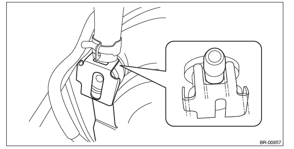 Subaru Outback. Brake