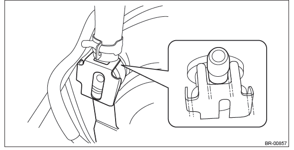 Subaru Outback. Brake