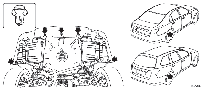 Subaru Outback. Exterior/Interior Trim