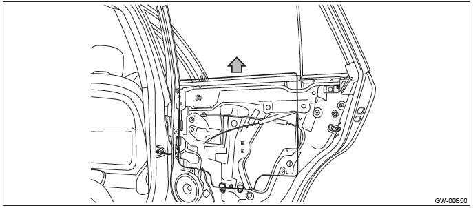 Subaru Outback. Glass/Windows/Mirrors