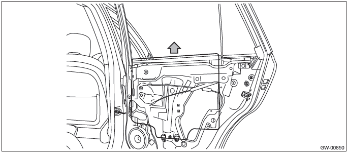 Subaru Outback. Glass/Windows/Mirrors