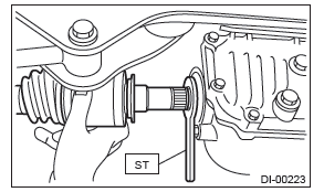 Subaru Outback. Drive Shaft System