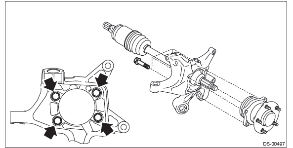 Subaru Outback. Drive Shaft System