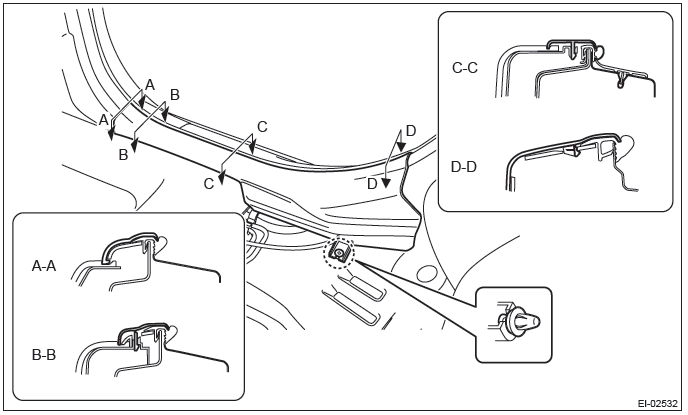 Subaru Outback. Seat Belt System