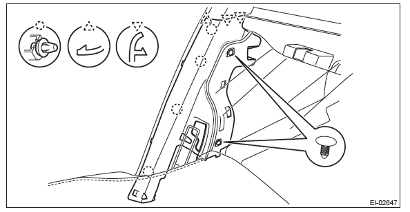 Subaru Outback. Seat Belt System