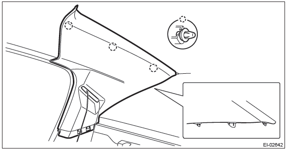 Subaru Outback. Seat Belt System