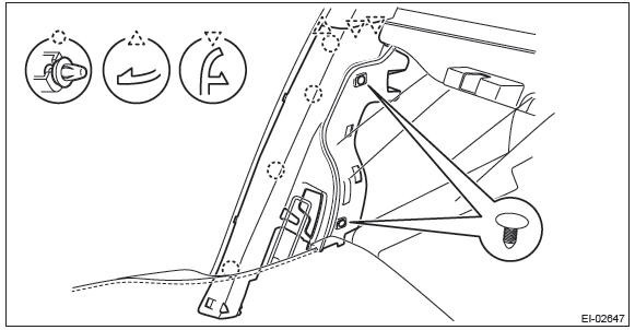 Subaru Outback. Seat Belt System