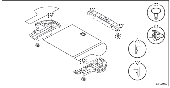 Subaru Outback. Seat Belt System