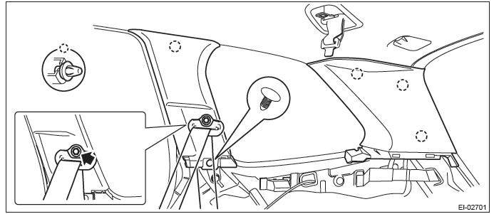 Subaru Outback. Seat Belt System