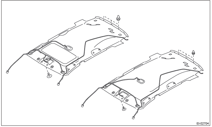 Subaru Outback. Seat Belt System