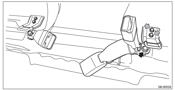 Subaru Outback. Seat Belt System