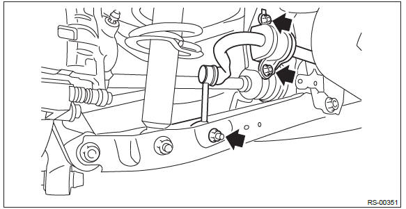 Subaru Outback. Rear Suspension