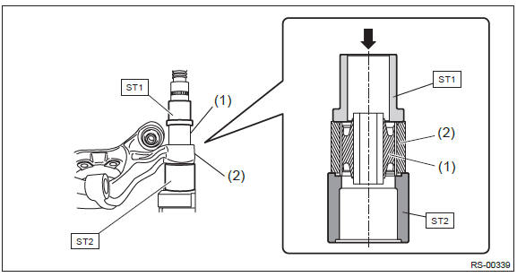 Subaru Outback. Rear Suspension