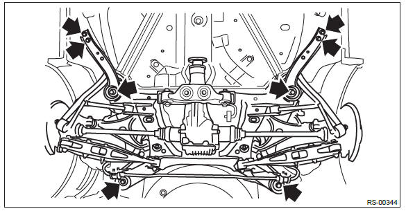 Subaru Outback. Rear Suspension