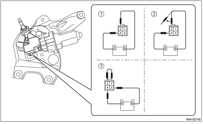 Subaru Outback. Wiper and Washer Systems