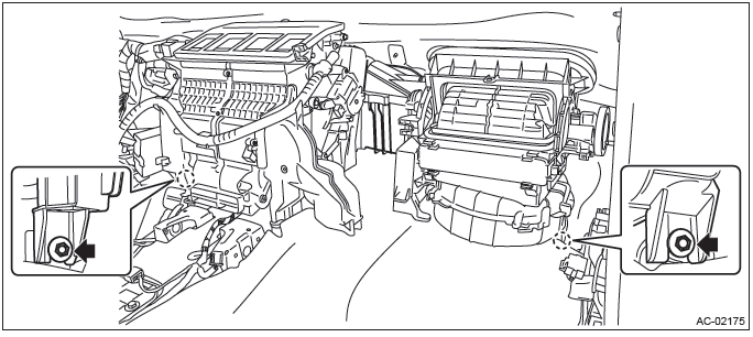 Subaru Outback. HVAC System (Heater, Ventilator and A/C)