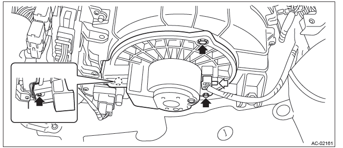 Subaru Outback. HVAC System (Heater, Ventilator and A/C)