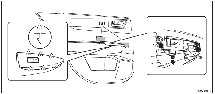 Subaru Outback. Glass/Windows/Mirrors