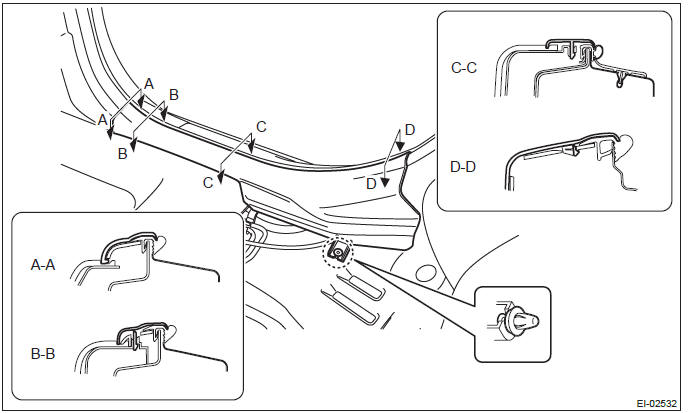 Subaru Outback. Exterior/Interior Trim